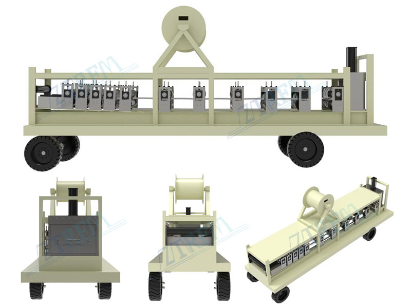 車載式立縫KR-18移動(dòng)式全液壓閉口式屋面板成型機(jī)組 車載式立縫KR-18移動(dòng)式全液壓閉口式屋面板成型機(jī)組