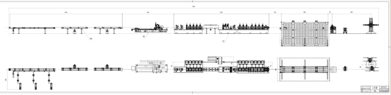 中拓自動高速焊管機生產(chǎn)線 中拓自動高速焊管機生產(chǎn)線
