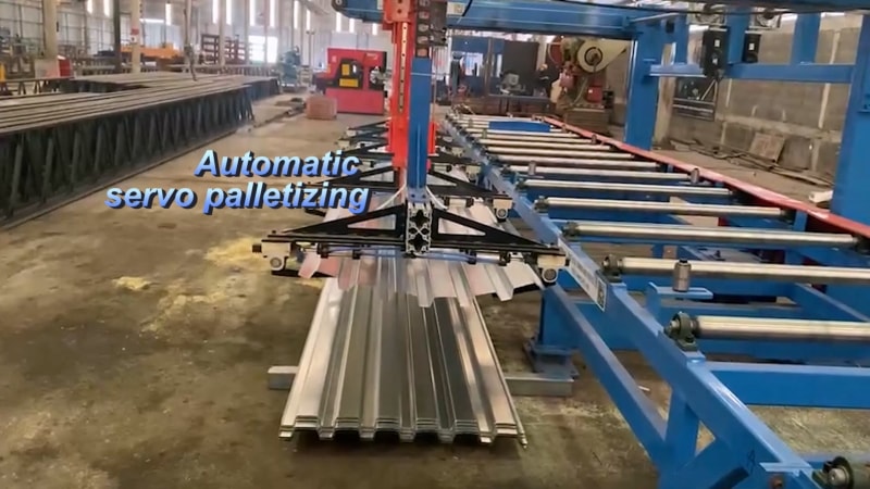 墨西哥全自動樓承板機(jī)