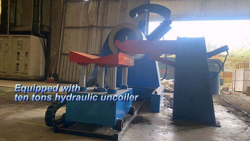 墨西哥全自動樓承板機(jī)