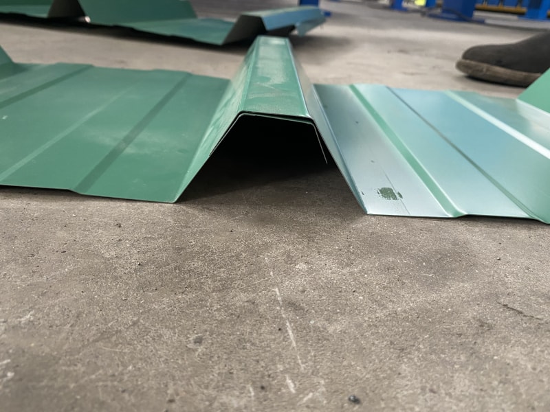 中拓機械銷往秘魯Tr4單板壓瓦機設備 中拓機械銷往秘魯Tr4單板壓瓦機設備