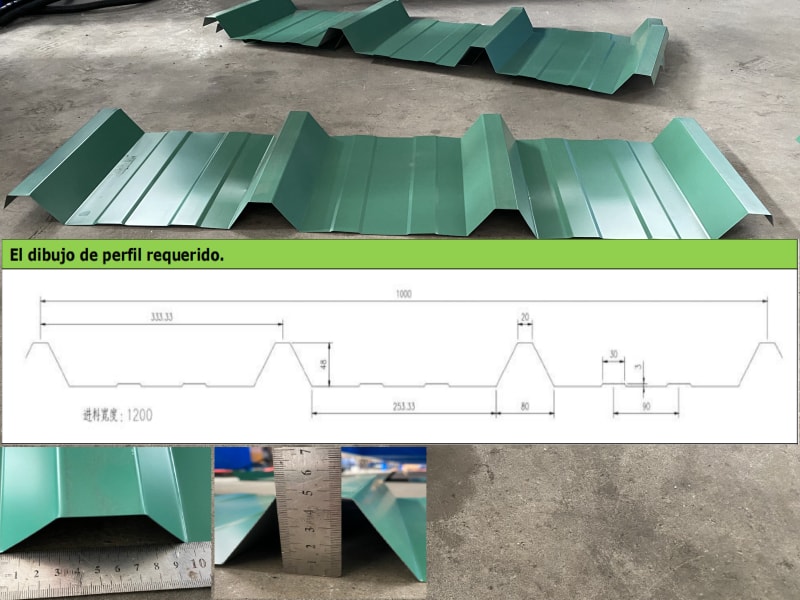 中拓機械銷往秘魯Tr4單板壓瓦機設備 中拓機械銷往秘魯Tr4單板壓瓦機設備