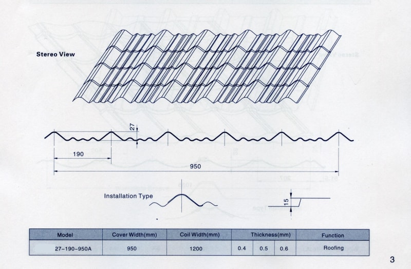 ZTRFM金屬屋面板輥壓成型生產(chǎn)線 ZTRFM金屬屋面板輥壓成型生產(chǎn)線